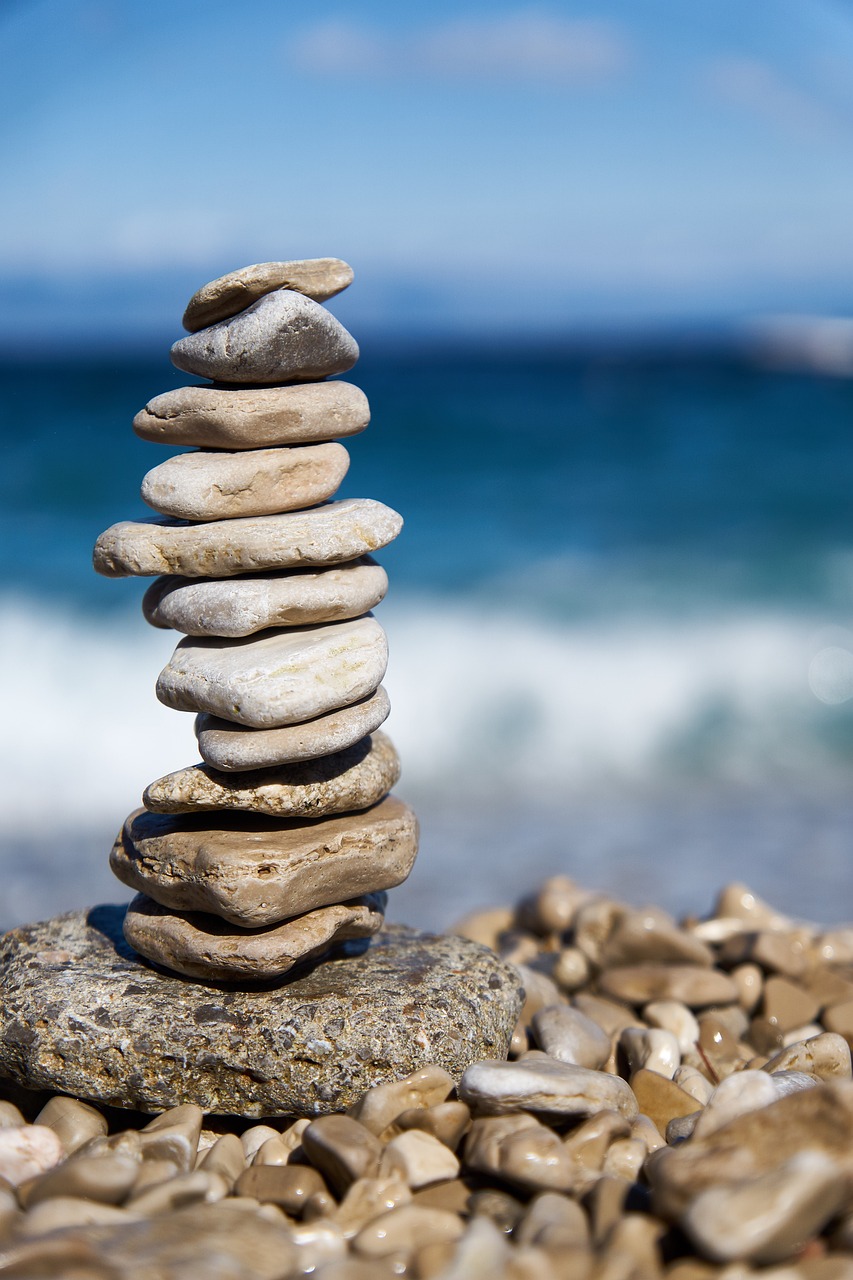 #Innere Balance #Meditation #Steinturm